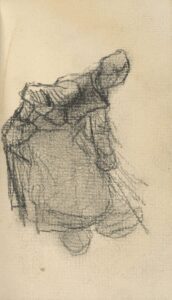 Boerin op het land Vincent van Gogh (1853 - 1890), Nuenen, circa mei-juli 1885