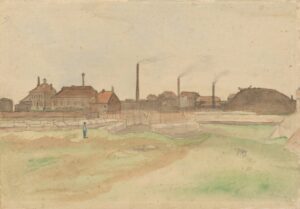 Cokesfabriek in de Borinage Vincent van Gogh (1853 - 1890), Flénu, juli-augustus 1879
