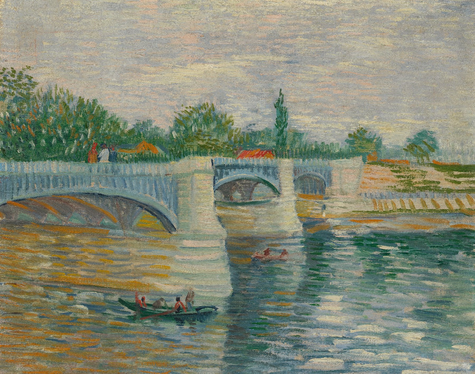 De brug bij Courbevoie Vincent van Gogh (1853 - 1890), Parijs, mei-juli 1887