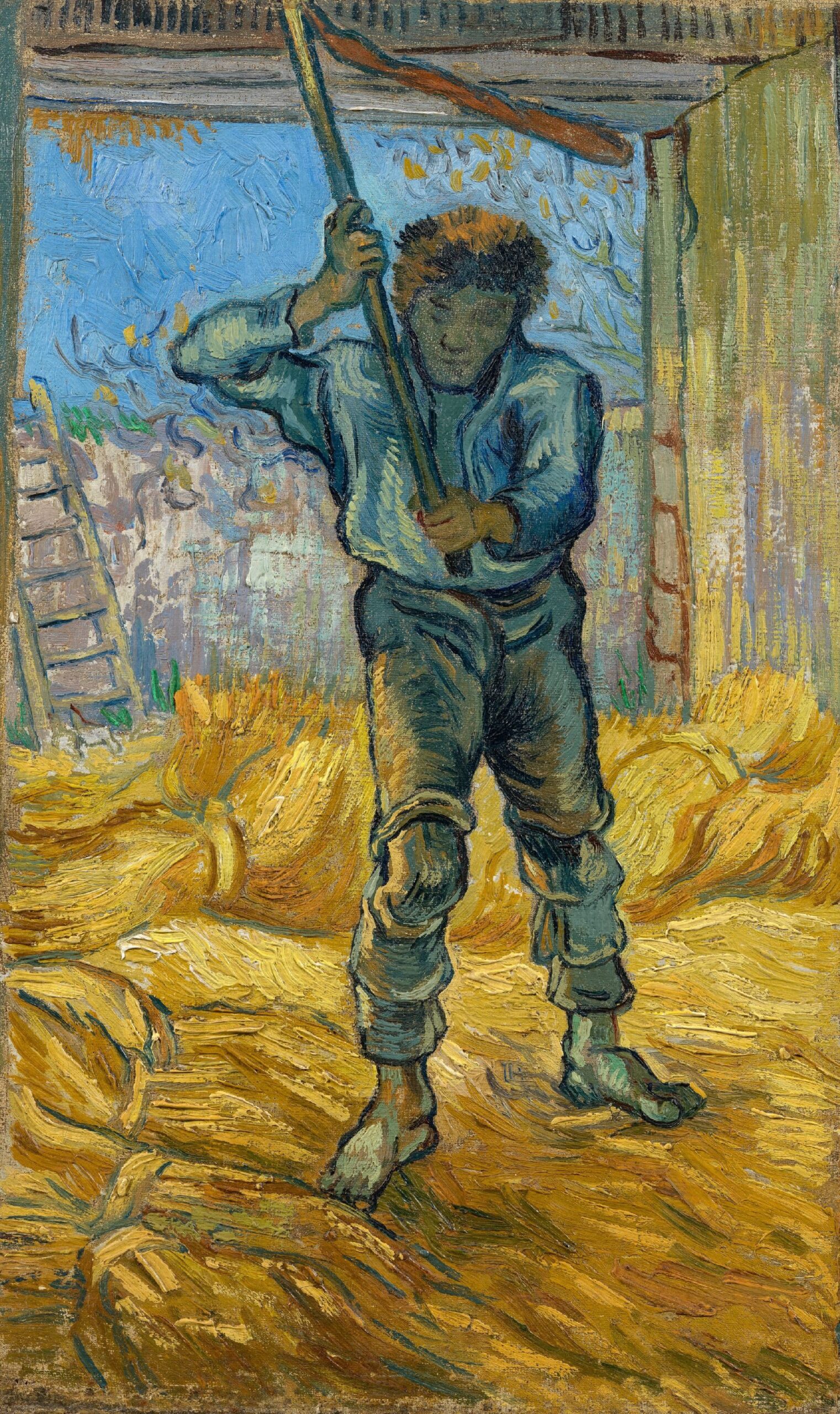 De dorser (naar Millet) Vincent van Gogh (1853 - 1890), Saint-Rémy-de-Provence, september 1889