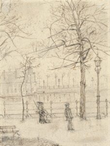 De Lange Vijverberg, Den Haag Vincent van Gogh (1853 - 1890), Den Haag, herfst 1872-lente 1873