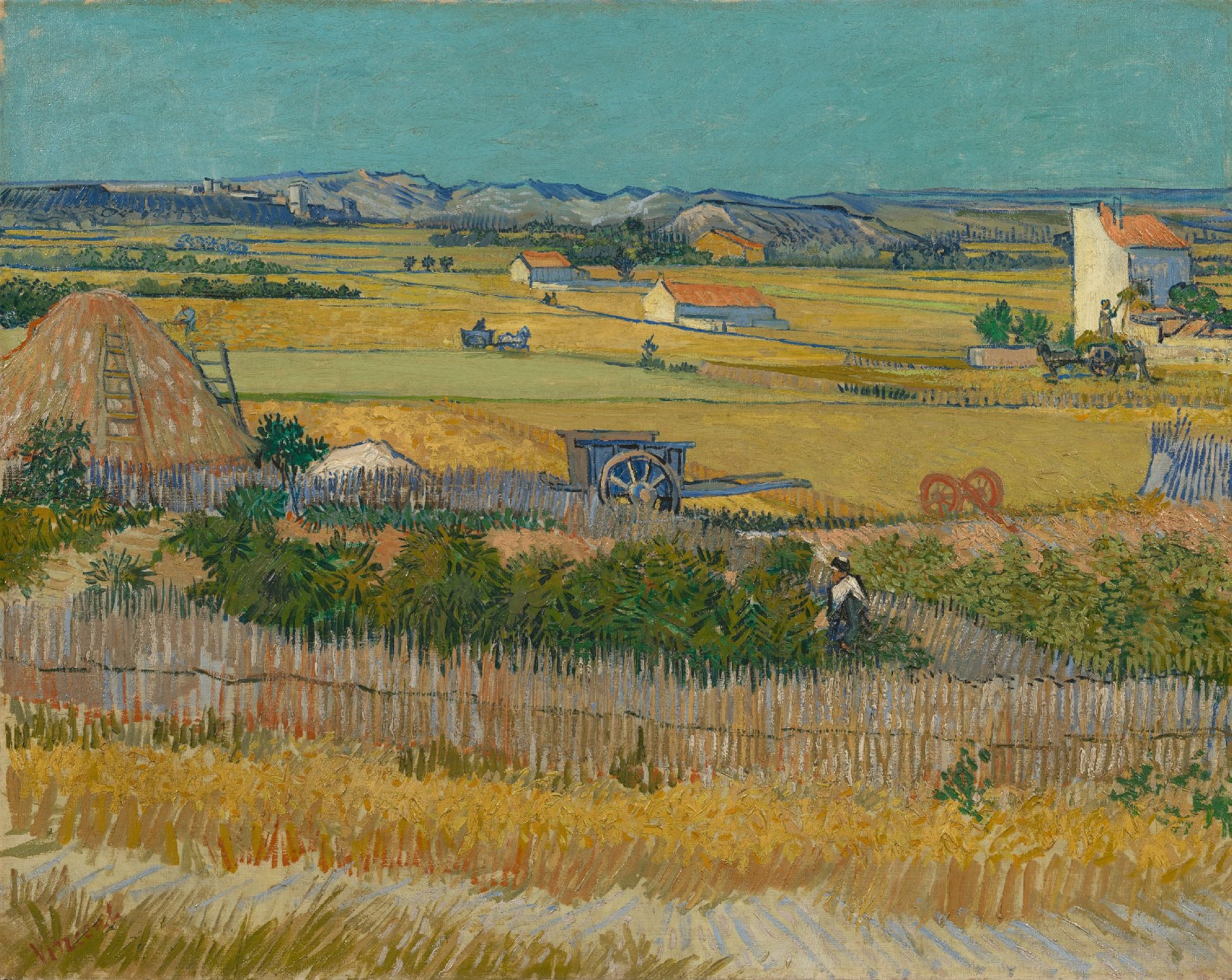 De oogst Vincent van Gogh (1853 - 1890), Arles, juni 1888