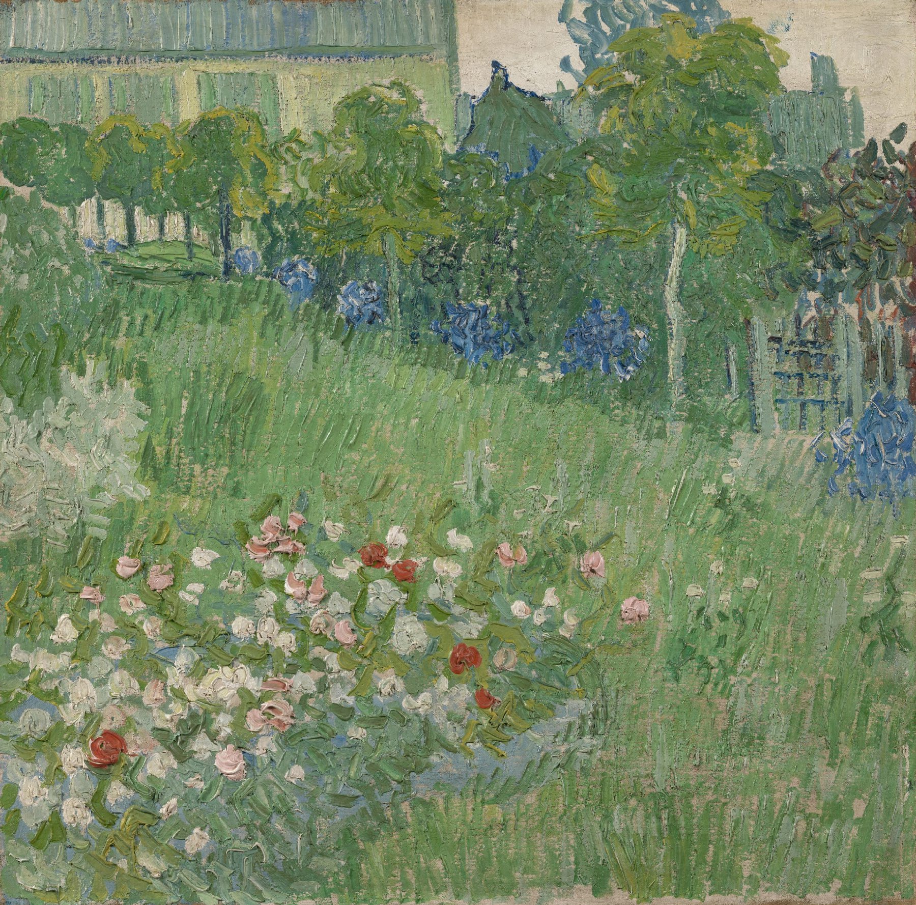 De tuin van Daubigny Vincent van Gogh (1853 - 1890), Auvers-sur-Oise, juni 1890