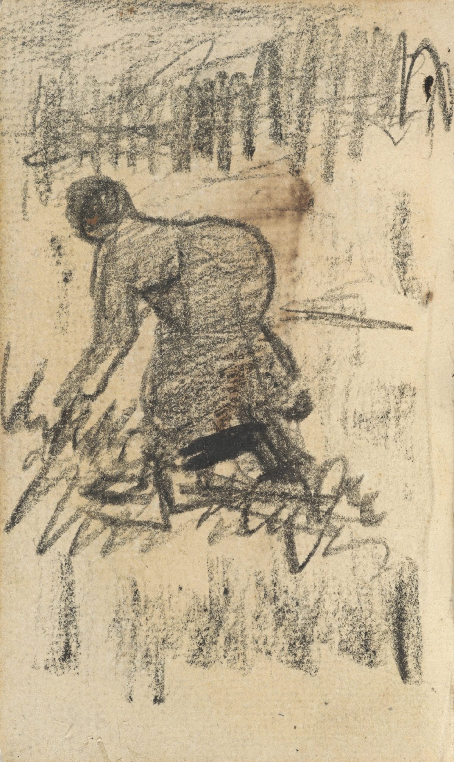 Een op het land werkende boerin Vincent van Gogh (1853 - 1890), Nuenen, november 1884-september 1885