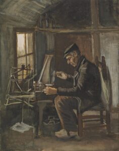 Garenspoelende man Vincent van Gogh (1853 - 1890), Nuenen, mei-juni 1884