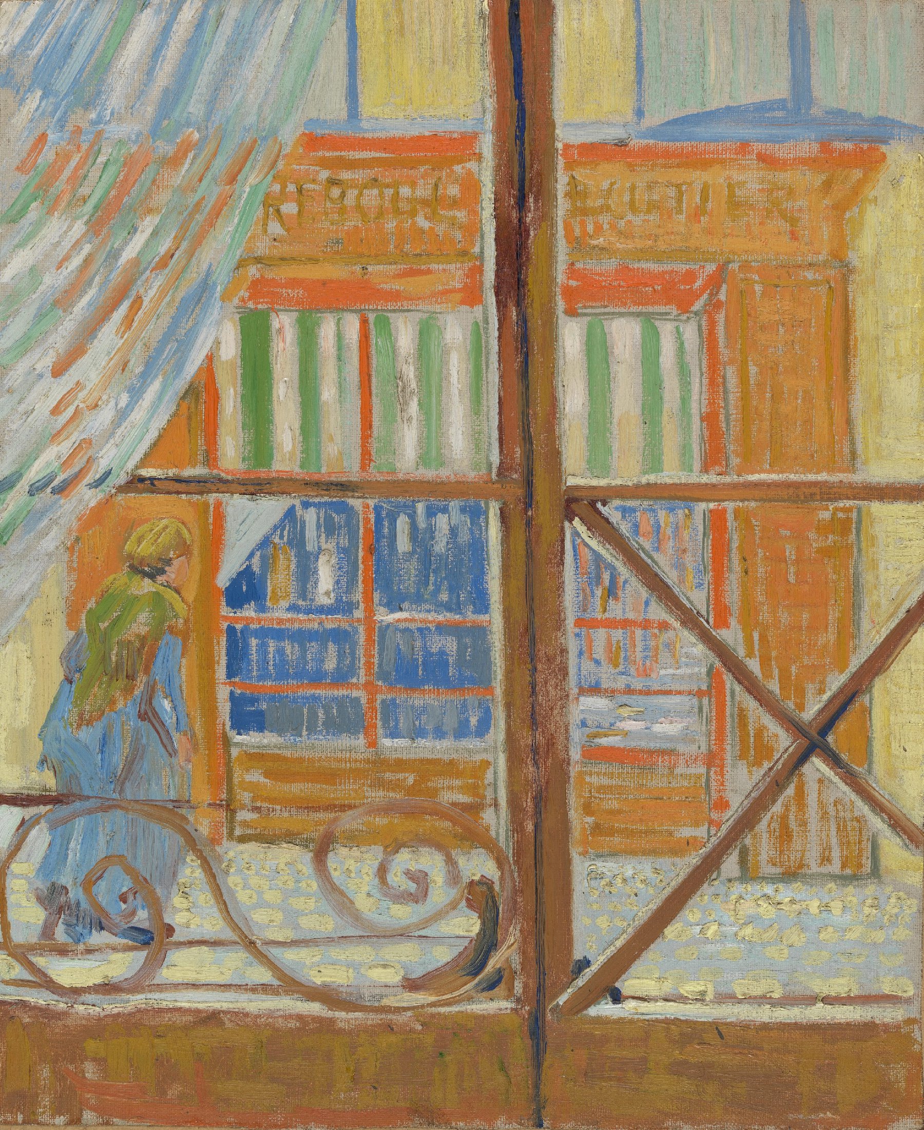 Gezicht op een slagerswinkel Vincent van Gogh (1853 - 1890), Arles, februari 1888