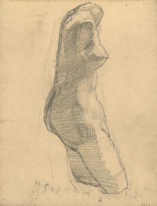 Gipsen vrouwentorso Vincent van Gogh (1853 - 1890), circa februari 1886