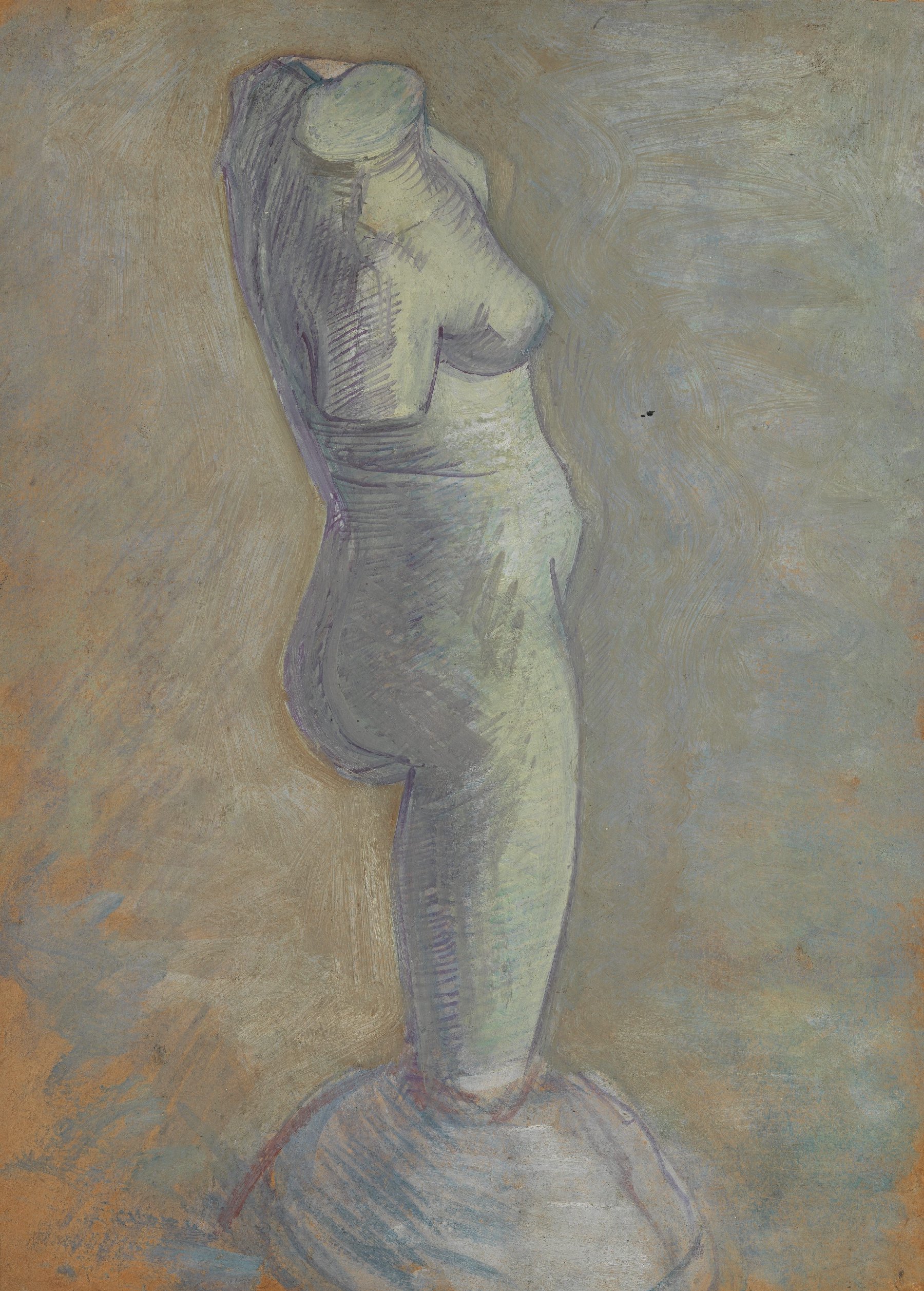 Gipsen vrouwentorso Vincent van Gogh (1853 - 1890), Parijs, februari-maart 1887