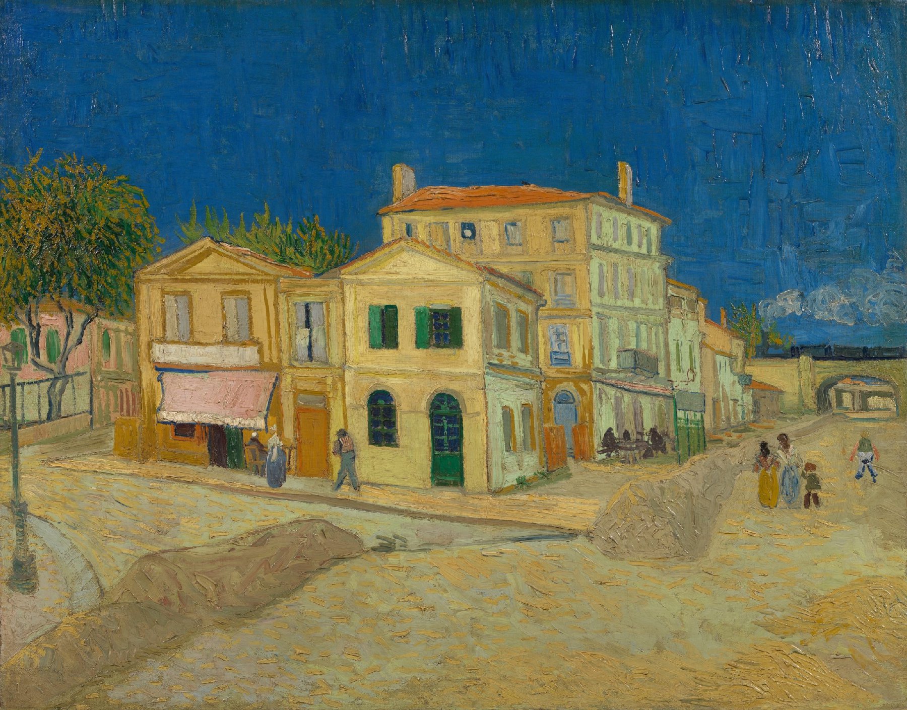 Het Gele Huis (De straat) Vincent van Gogh (1853 - 1890), Arles, september 1888