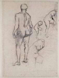 Idool en schetsen van Venus Vincent van Gogh (1853 - 1890), Parijs, maart-mei 1886