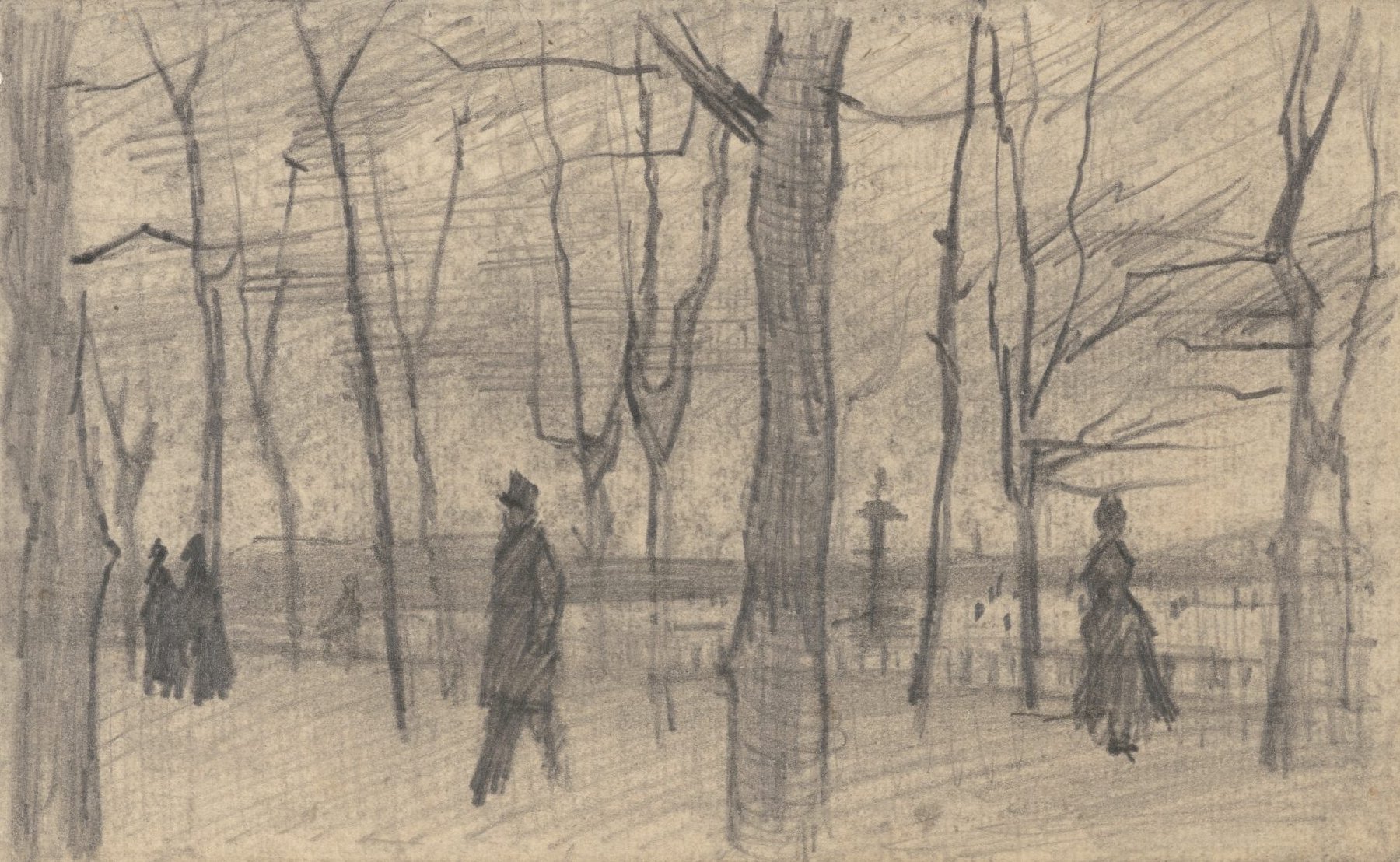 Jardin du Luxembourg Vincent van Gogh (1853 - 1890), Parijs, maart-april 1886