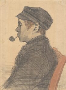 Jongeman met pijp Vincent van Gogh (1853 - 1890), Nuenen, maart 1884