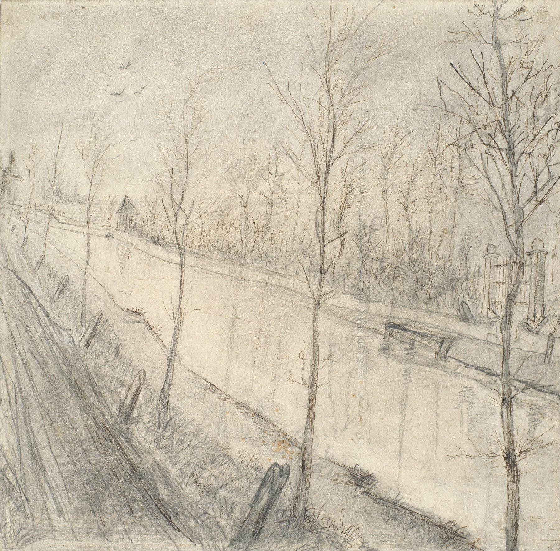 Kanaal Vincent van Gogh (1853 - 1890), Den Haag, herfst 1872-lente 1873