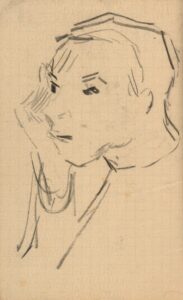 Kop van een man Vincent van Gogh (1853 - 1890), mei-juli 1890