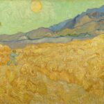 Korenveld met maaier Vincent van Gogh (1853 - 1890), Saint-Rémy-de-Provence, september 1889
