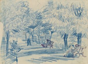 Laan in een park Vincent van Gogh (1853 - 1890), Arles, mei 1888