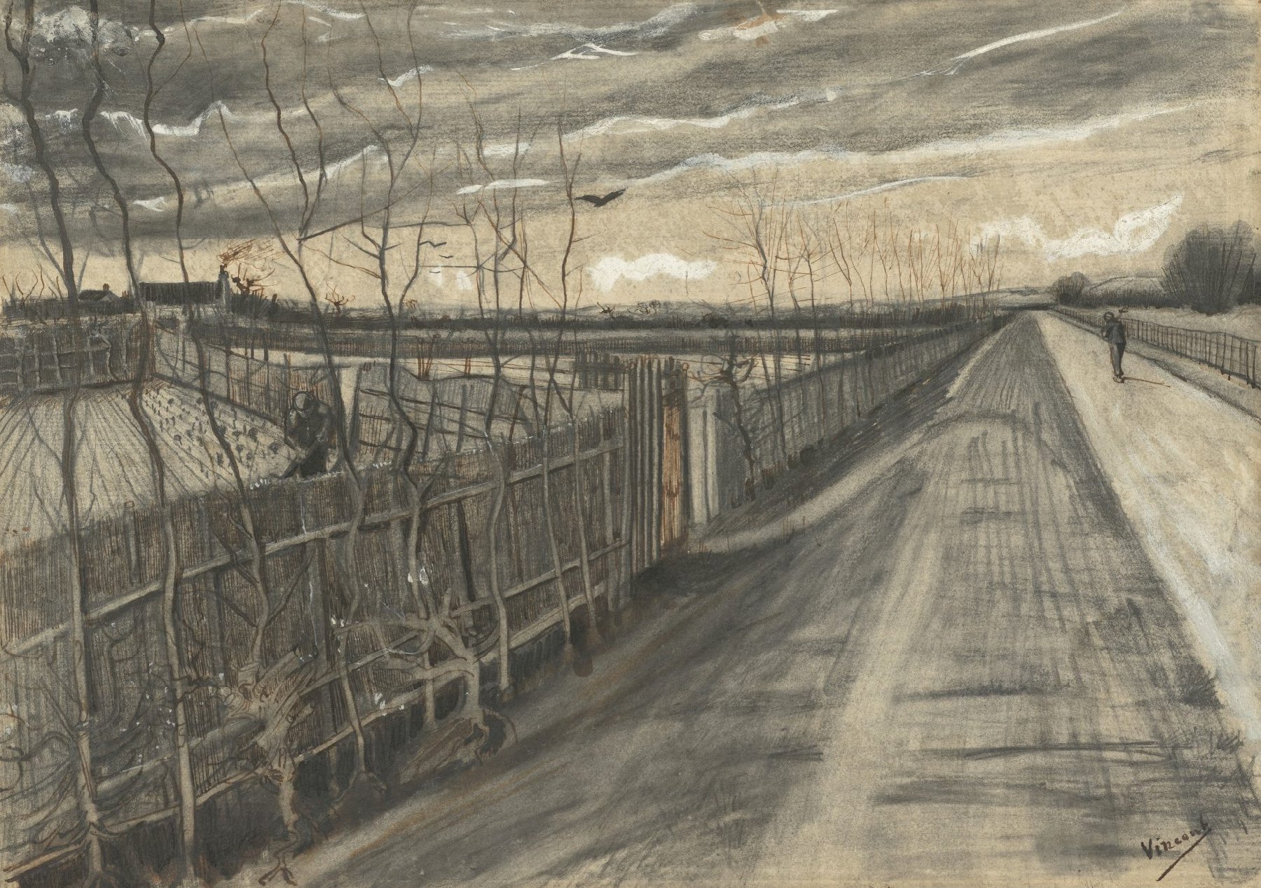 Landweg Vincent van Gogh (1853 - 1890), Den Haag, maart-april 1882