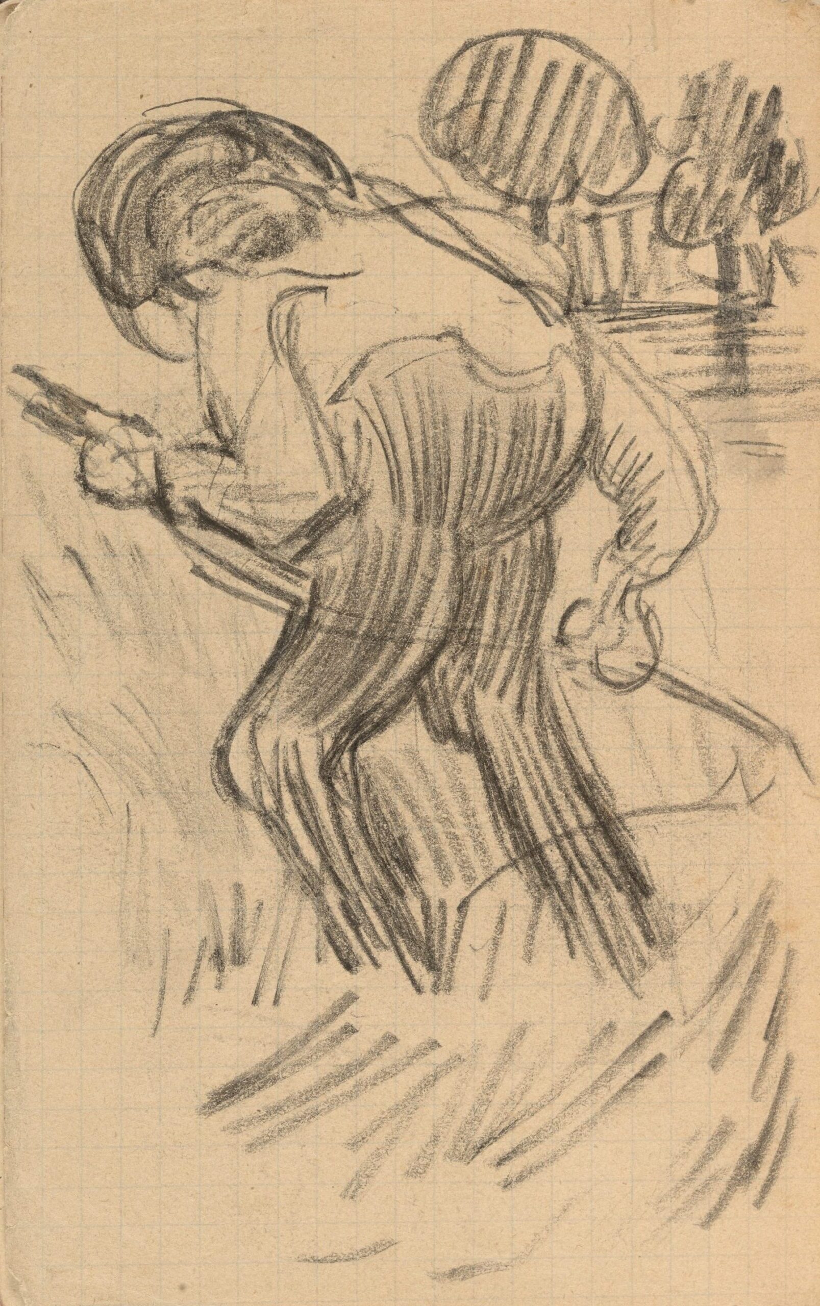 Maaiende man Vincent van Gogh (1853 - 1890), mei-juli 1890
