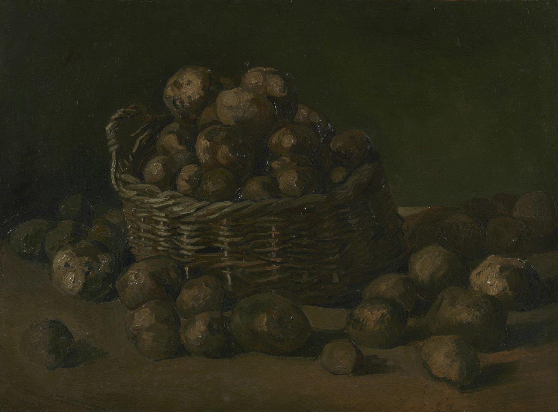 Mand met aardappels Vincent van Gogh (1853 - 1890), Nuenen, september 1885