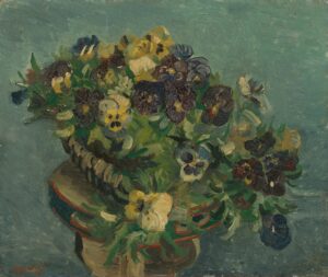 Mand met viooltjes Vincent van Gogh (1853 - 1890), Parijs, mei 1887