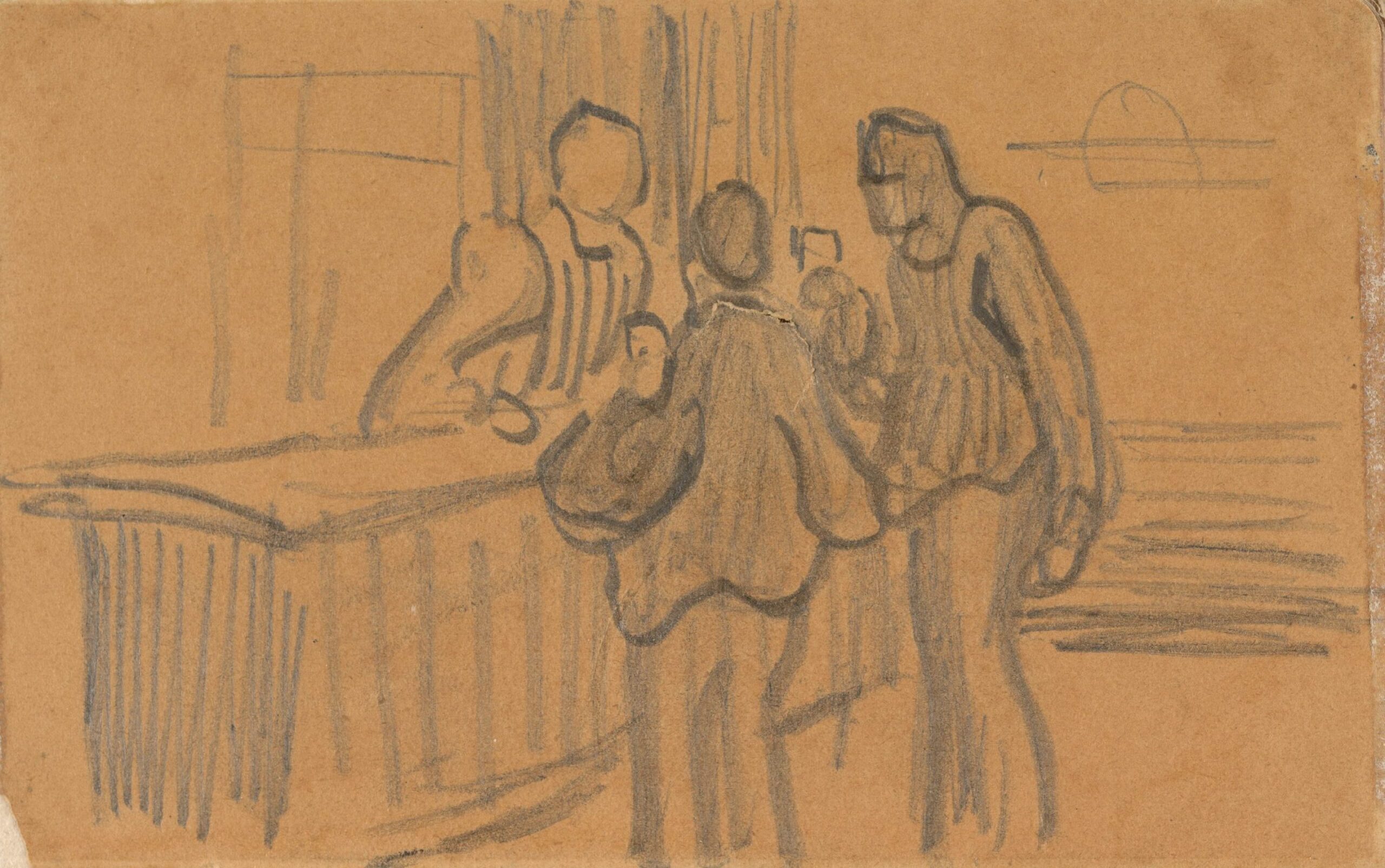Mannen in een café Vincent van Gogh (1853 - 1890), mei-juli 1890