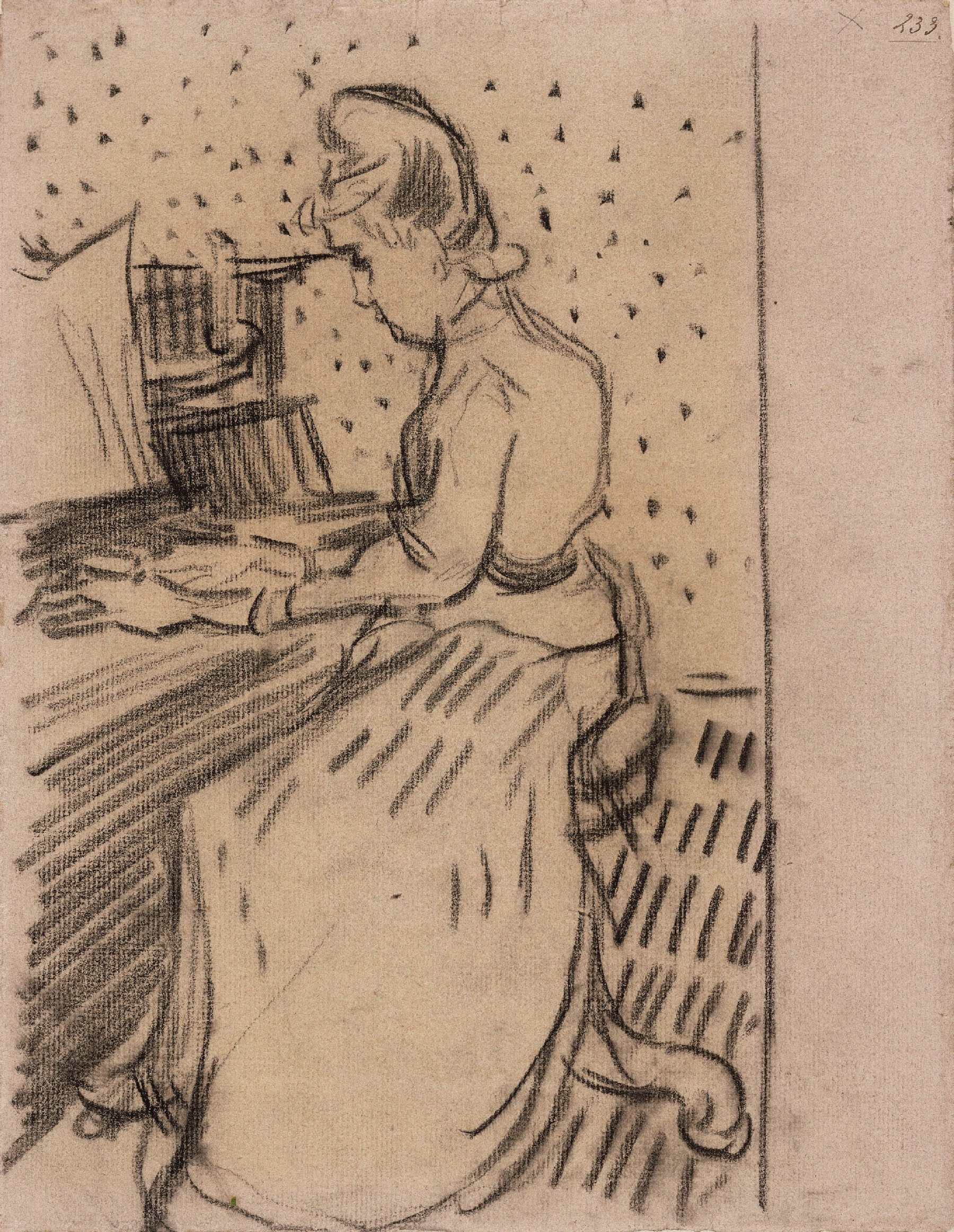 Marguerite Gachet aan de piano Vincent van Gogh (1853 - 1890), Auvers-sur-Oise, juni 1890