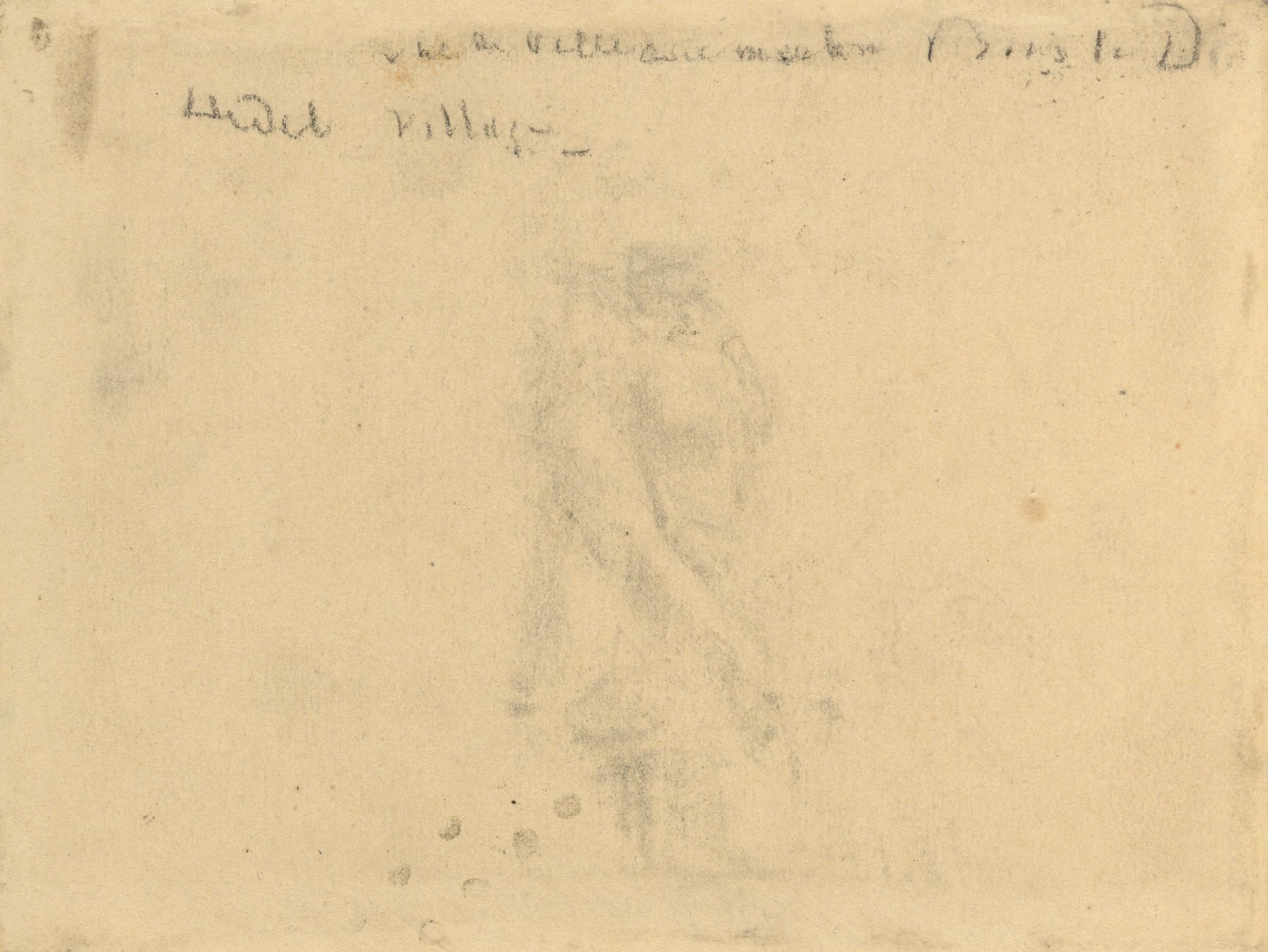 Notitie met afwrijving Vincent van Gogh (1853 - 1890), juni-november 1885