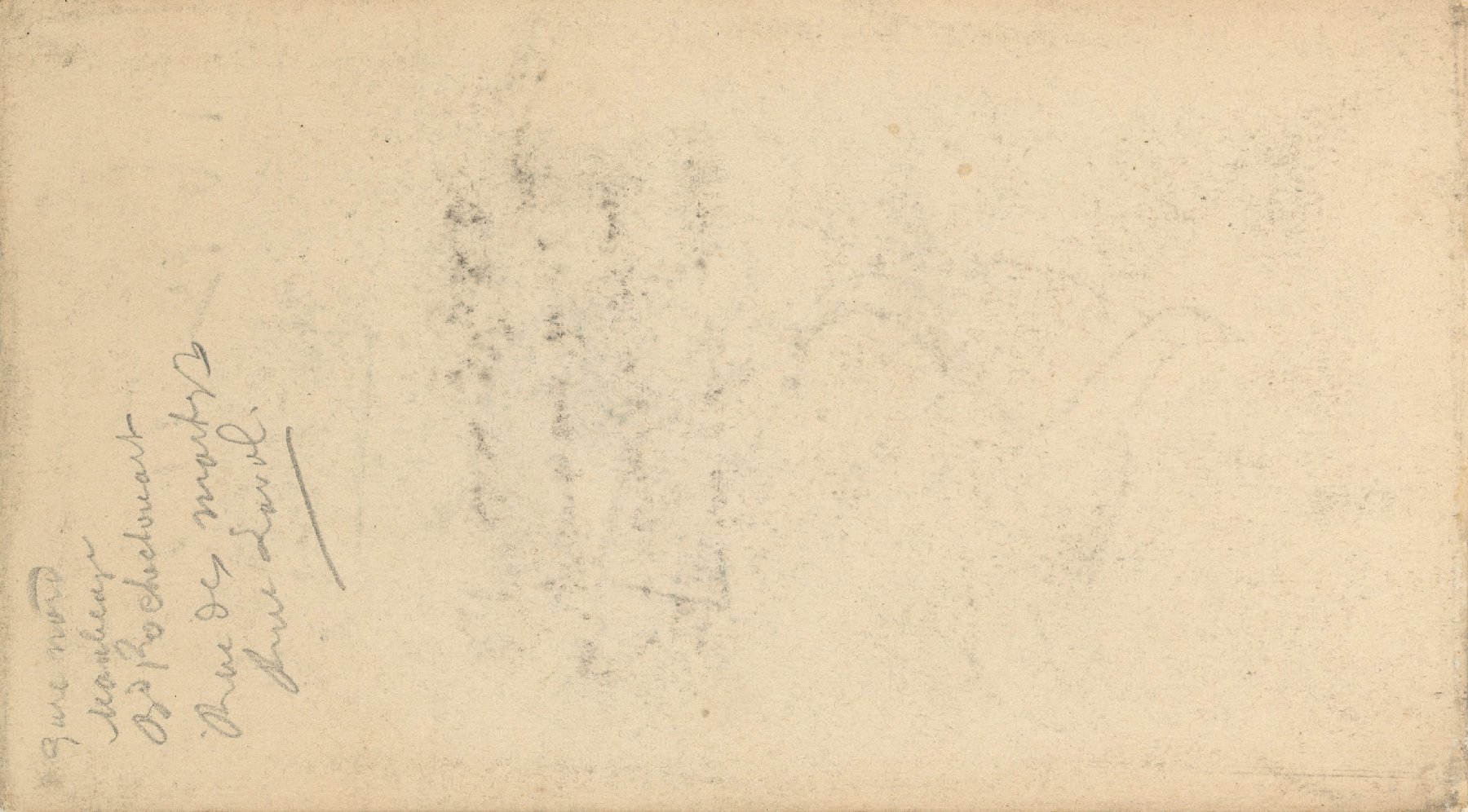 Notities en afwrijving Vincent van Gogh (1853 - 1890), Parijs, februari – juni 1886