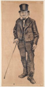 Oude man in pandjesjas Vincent van Gogh (1853 - 1890), Den Haag, september-december 1882