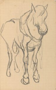Paard Vincent van Gogh (1853 - 1890), mei-juli 1890
