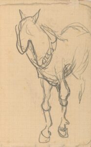Paard Vincent van Gogh (1853 - 1890), mei-juli 1890