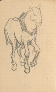 Paard Vincent van Gogh (1853 - 1890), mei-juli 1890