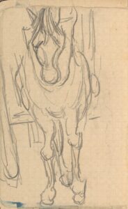 Paard en wagen Vincent van Gogh (1853 - 1890), mei-juli 1890