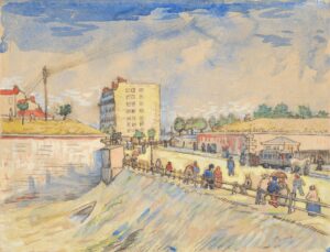 Poort in de verdedigingswerken van Parijs Vincent van Gogh (1853 - 1890), Parijs, juni-september 1887
