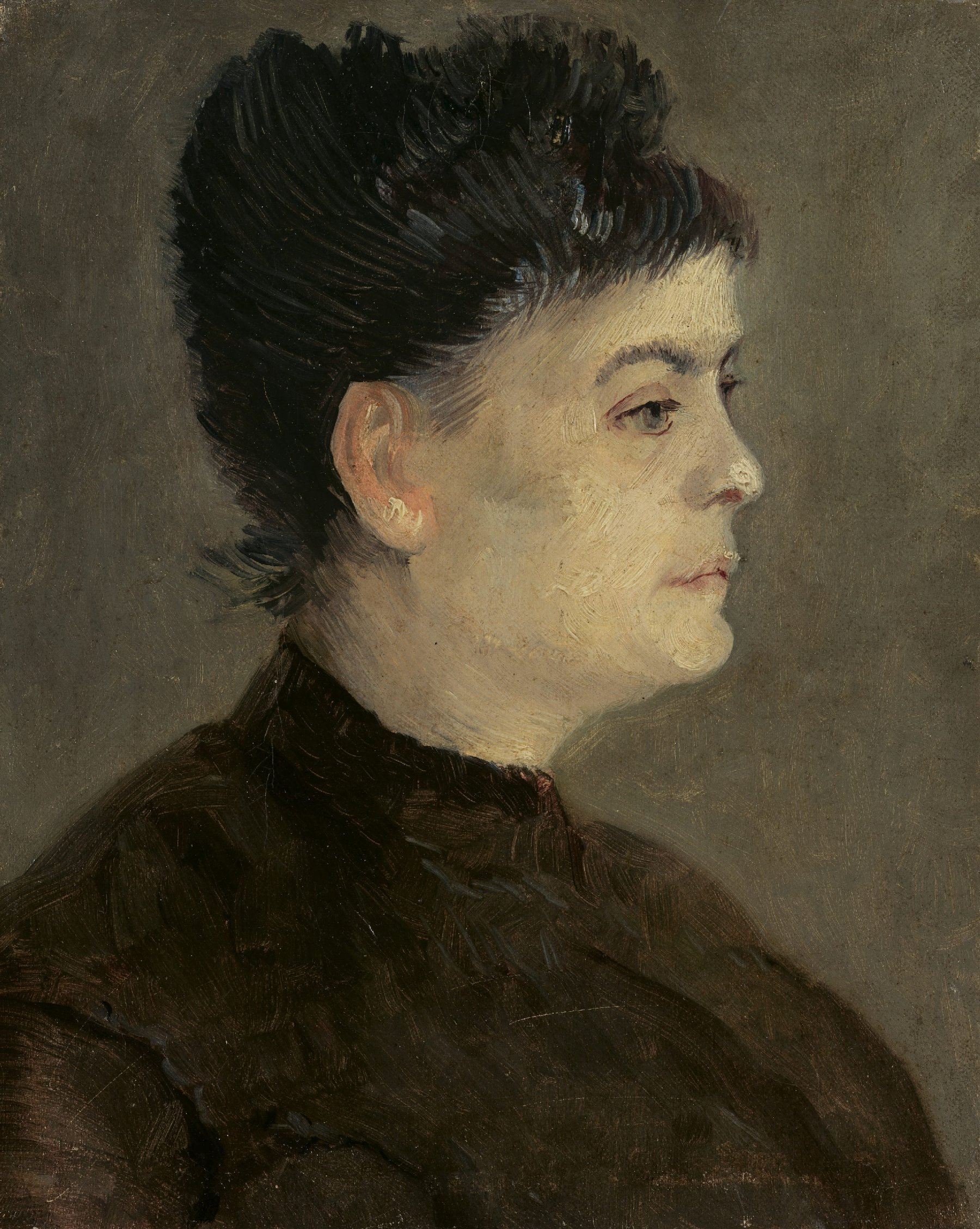 Portret van Agostina Segatori Vincent van Gogh (1853 - 1890), Parijs, januari-februari 1887