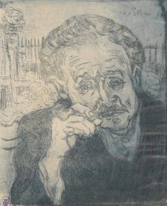 Portret van dokter Gachet Vincent van Gogh (1853 - 1890), Auvers-sur-Oise, juni 1890