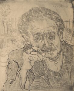 Portret van dokter Gachet Vincent van Gogh (1853 - 1890), Auvers-sur-Oise, juni 1890