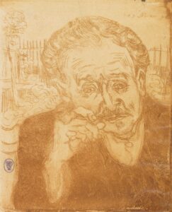 Portret van dokter Gachet Vincent van Gogh (1853 - 1890), Auvers-sur-Oise, juni 1890
