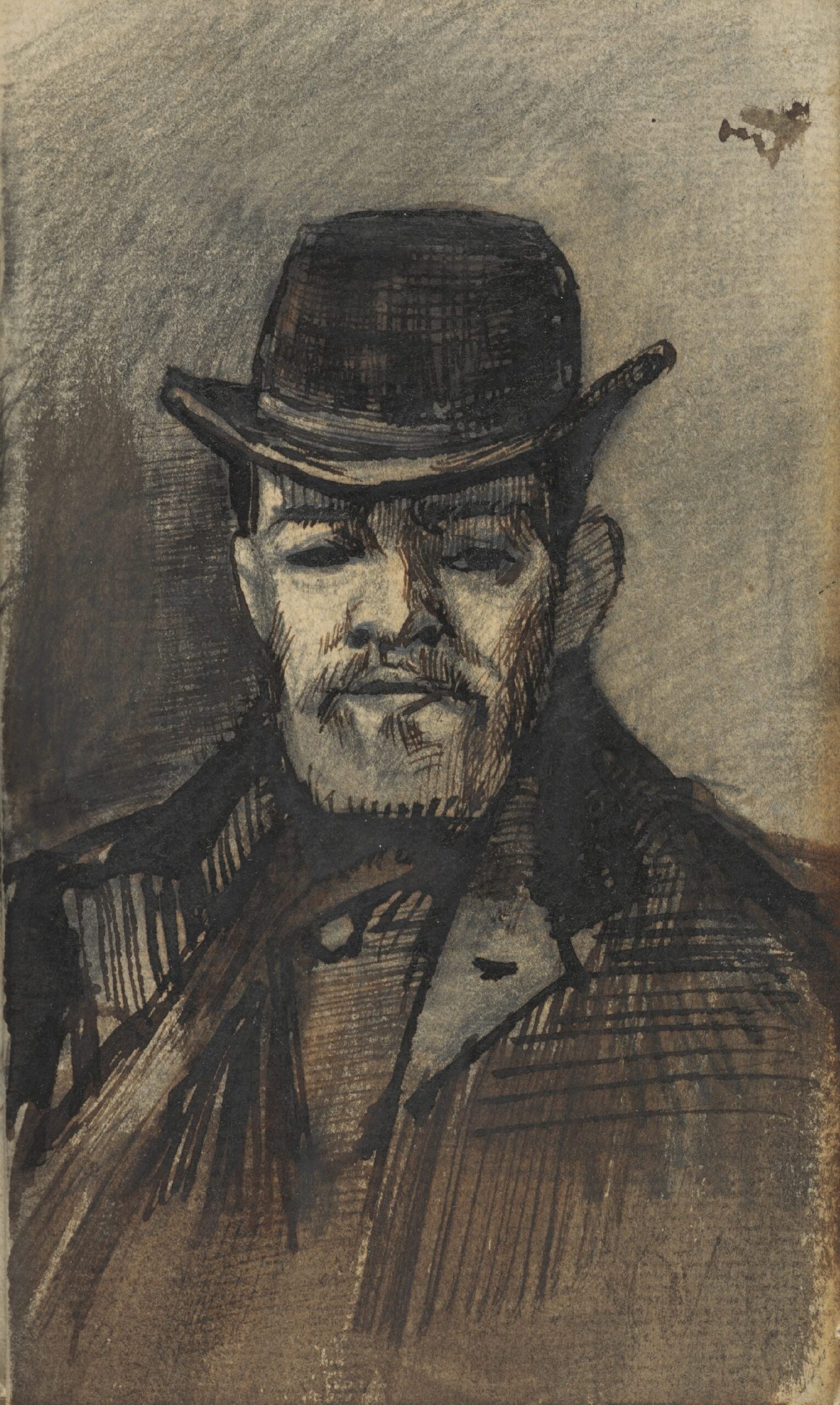 Portret van een man Vincent van Gogh (1853 - 1890), Nuenen, november 1884-september 1885