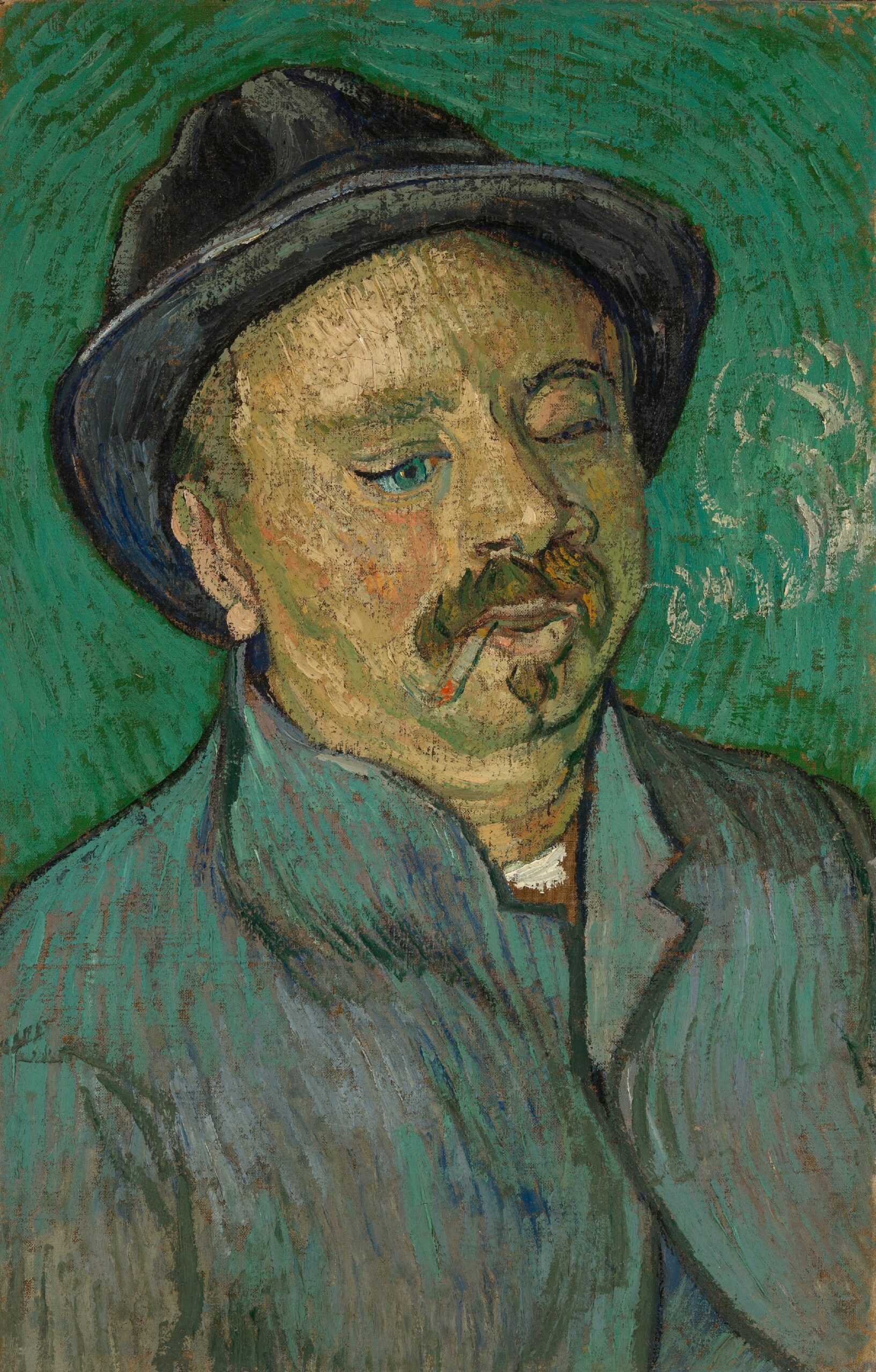 Portret van een man met één oog Vincent van Gogh (1853 - 1890), Saint-Rémy-de-Provence, herfst 1889