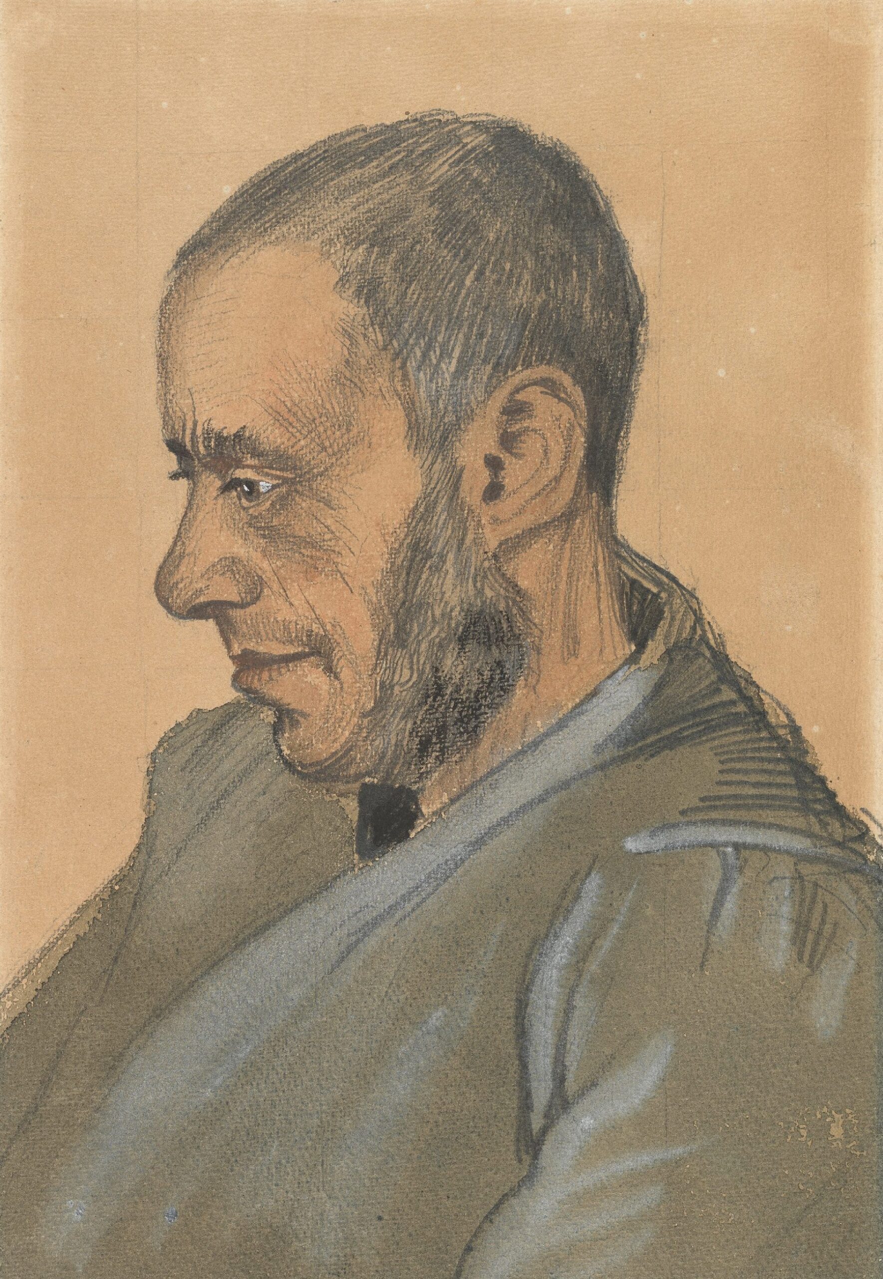 Portret van Jozef Blok Vincent van Gogh (1853 - 1890), Den Haag, november 1882