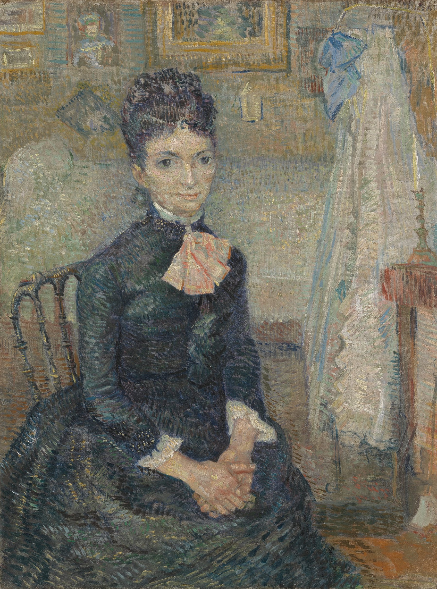 Portret van Léonie Rose Charbuy-Davy Vincent van Gogh (1853 - 1890), Parijs, maart-april 1887