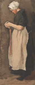 Scheveningse vrouw Vincent van Gogh (1853 - 1890), Den Haag, november-december 1881