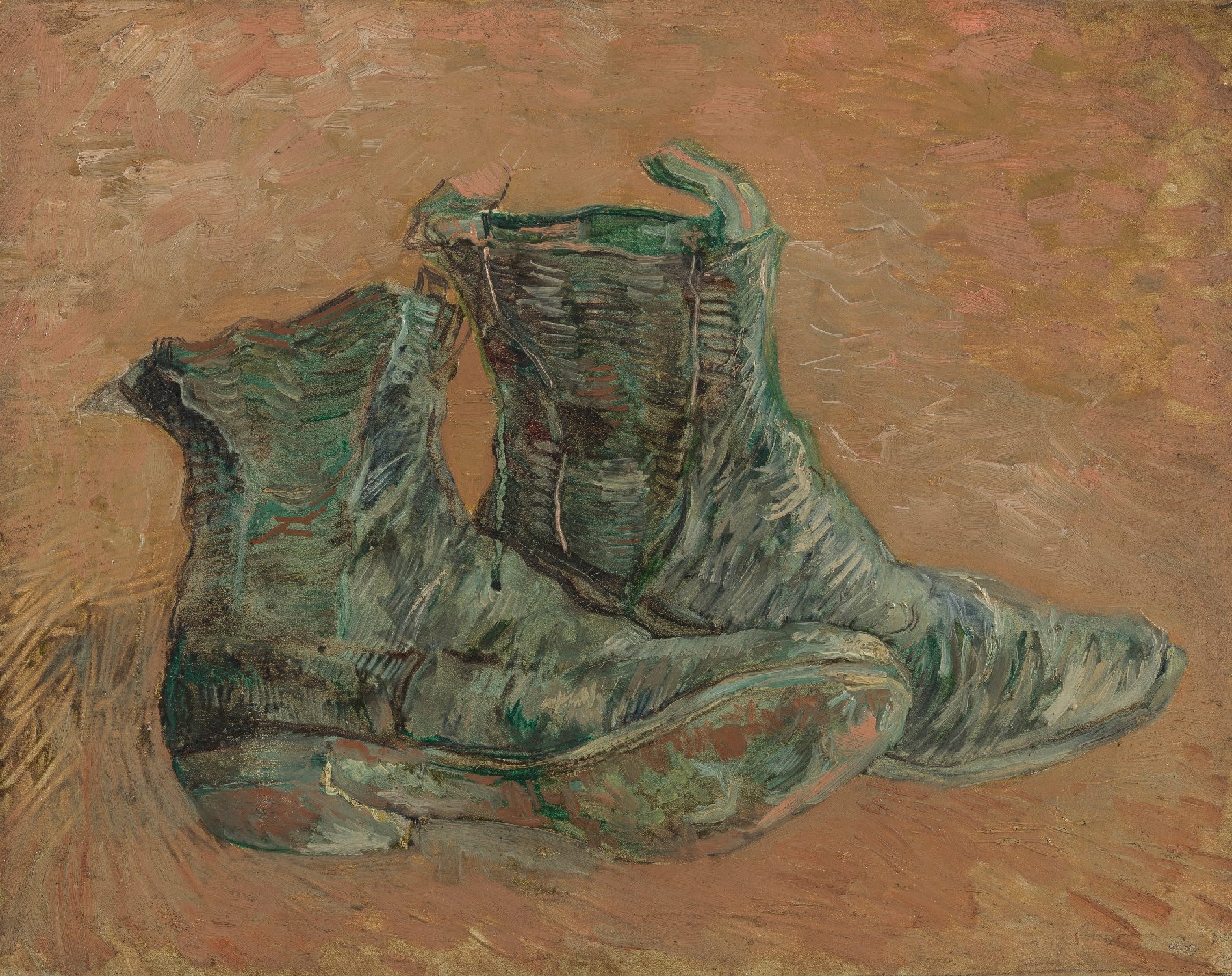Schoenen Vincent van Gogh (1853 - 1890), Parijs, januari-februari 1887