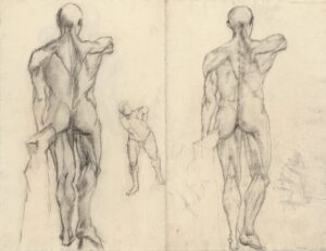 Spierman en Gladiator Borghese Vincent van Gogh (1853 - 1890), Parijs, maart-mei 1886
