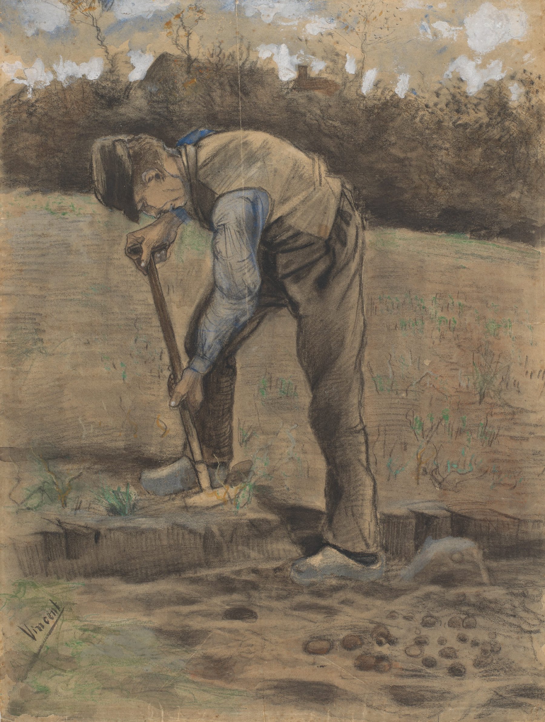 Spitter Vincent van Gogh (1853 - 1890), Etten, oktober 1881