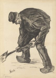 Spitter Vincent van Gogh (1853 - 1890), Den Haag, november 1882