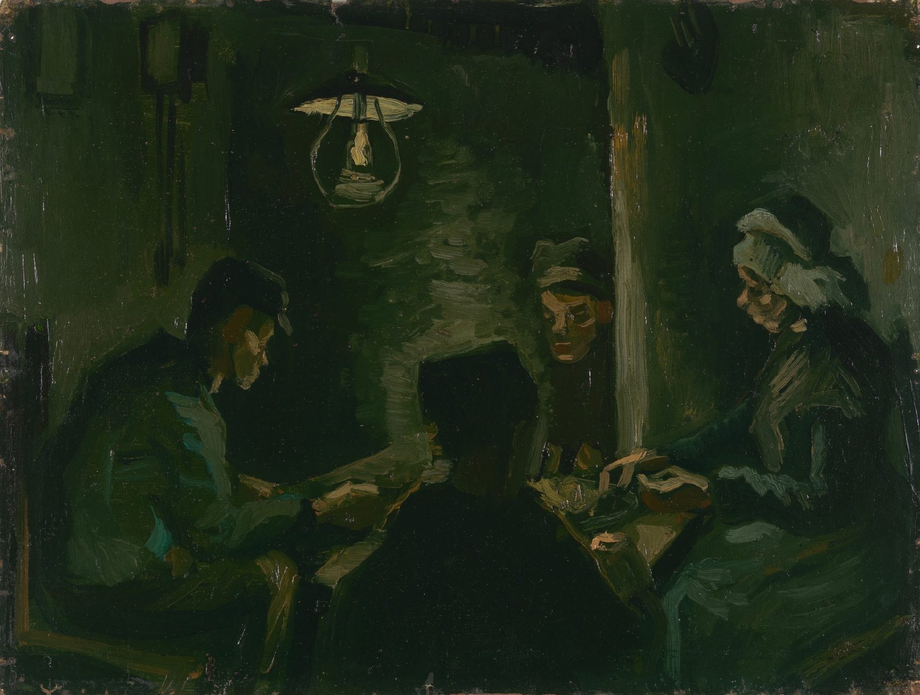 Studie voor 'De aardappeleters' Vincent van Gogh (1853 - 1890), Nuenen, april 1885