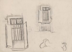 Studies van een raam en een voet Vincent van Gogh (1853 - 1890), Saint-Rémy-de-Provence, maart-april 1890