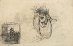 Studies van figuren met takkenbossen Vincent van Gogh (1853 - 1890), Nuenen, juni 1885